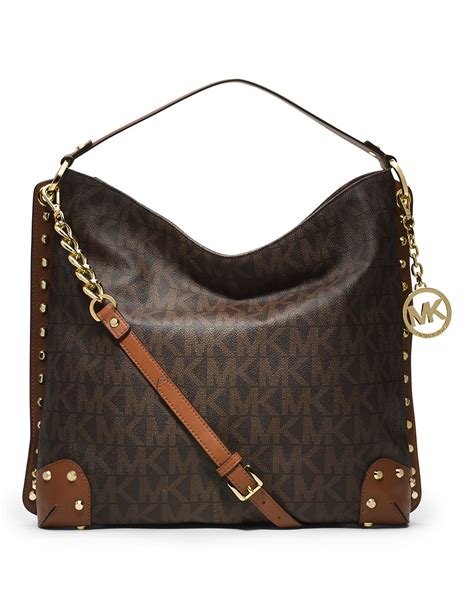 michael kors brown monogram crossbody|crossbody handbags for women.